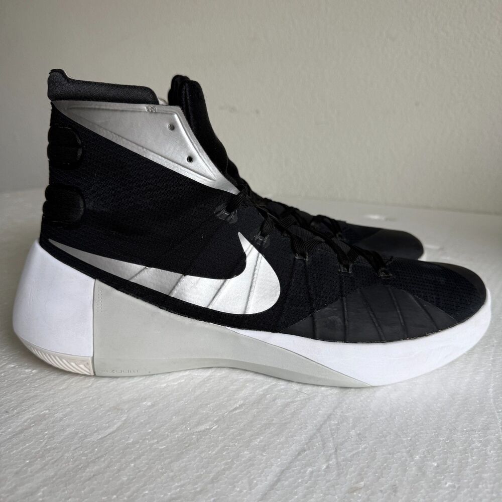 Nike Mens Hyperdunk 2015 TB 749645-001 Black Basketball Shoes Sneakers Size 15